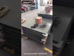 ইন্ডাস্ট্রিয়াল ফ্লোর স্কেল ওজনের সূচক সহ 500kg থেকে 5000kg প্রিন্টারের সাথে