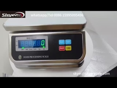 স্টেইনলেস স্টীল স্কেল ডি 6 সিরিজ আইপি 68 ওজন ডিজিটাল জলরোধী স্কেল