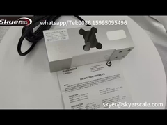 একক পয়েন্ট জেমিক এল 6 জি 300 কেজি ওআইএমএল অ্যালুমিনিয়াম ওয়েজিং লোড সেল 600x800 মিমি স্কেলে