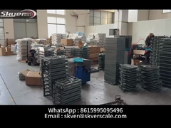 3T-5T নামমাত্র লোড হালকা ইস্পাত মেঝে স্কেল 0.9x1.5m শিল্প অ্যাপ্লিকেশন জন্য