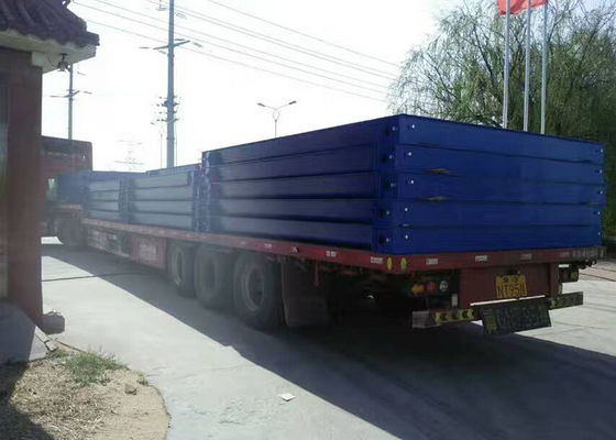 Q235 উপাদান চলনযোগ্য 3 × 8 মি 50t ট্রাক ওজনের স্কেল