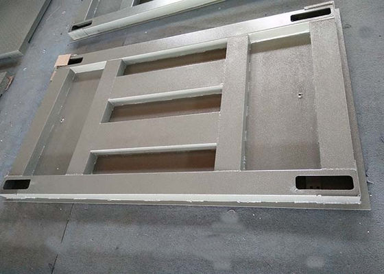 1.2 × 2m 5 টন কার্বন ইস্পাত প্ল্যাটফর্ম মেঝে ওজনের স্কেল