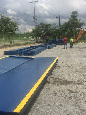 ডিজিটাল 3 × 20m 100t 120t 150t ট্রাক ওজনের স্কেল
