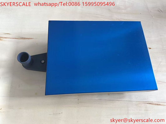 নীল রঙের কার্বন ইস্পাত বেঞ্চ ওজন স্কেল 30x40cm 100kg পাউডার লেপযুক্ত