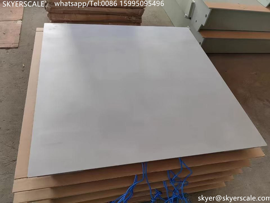 উচ্চ নির্ভুলতা 1.2x1.2m 3 টন স্টেইনলেস স্টীল ডিজিটাল ওজন তল স্কেল