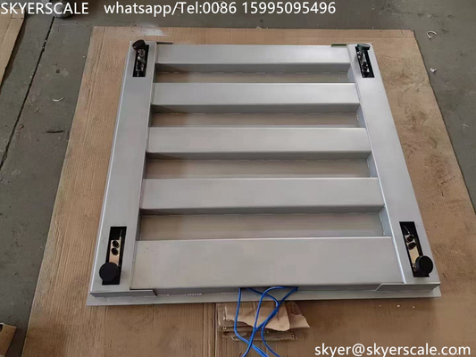 উচ্চ নির্ভুলতা 1.2x1.2m 3 টন স্টেইনলেস স্টীল ডিজিটাল ওজন তল স্কেল