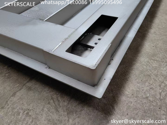 উচ্চ নির্ভুলতা 1.2x1.2m 3 টন স্টেইনলেস স্টীল ডিজিটাল ওজন তল স্কেল