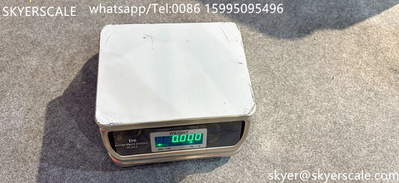 3 টন ব্লু ডিজিটাল ফ্লোর ওয়েজিং স্কেল 1.2x1.2 মি