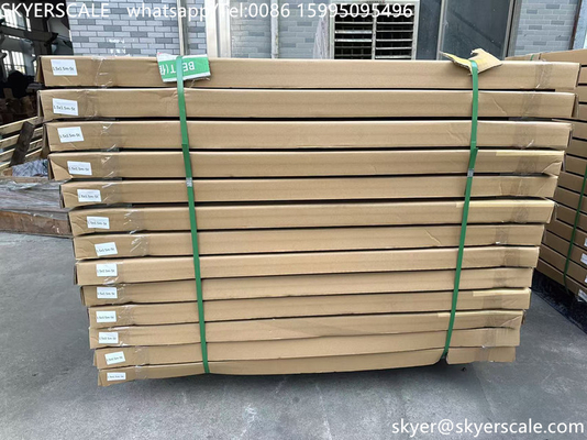 একক ডেস্ক 1.2x1.2m-3t গর্তবিহীন ডিজিটাল ওজন স্কেল বৈদ্যুতিন প্ল্যাটফর্ম মেঝে স্কেল