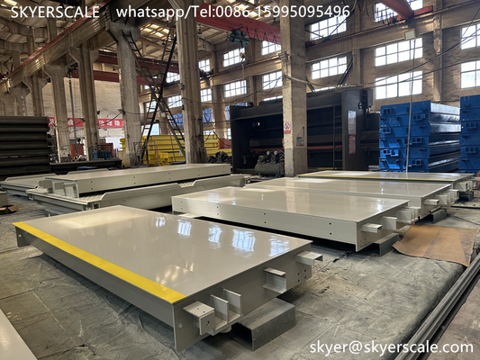 কারখানার দাম ডিজিটাল ওয়েজব্রিজ স্কেল 3x16 মি 80T ট্রাক স্কেল বিক্রয়ের জন্য