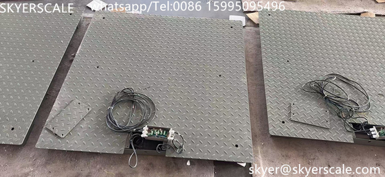 ইস্পাত 1.2mx1.2m প্ল্যাটফর্ম 3 টন ভারী দায়িত্ব ওজন মাউস বিরোধী প্লেট সঙ্গে
