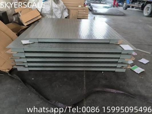 1.5x1.5m ইলেকট্রনিক ফ্লোর স্কেল প্ল্যাটফর্ম শিল্প স্কেল A12E সূচক সহ
