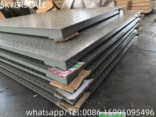 1.5x1.5m ইলেকট্রনিক ফ্লোর স্কেল প্ল্যাটফর্ম শিল্প স্কেল A12E সূচক সহ