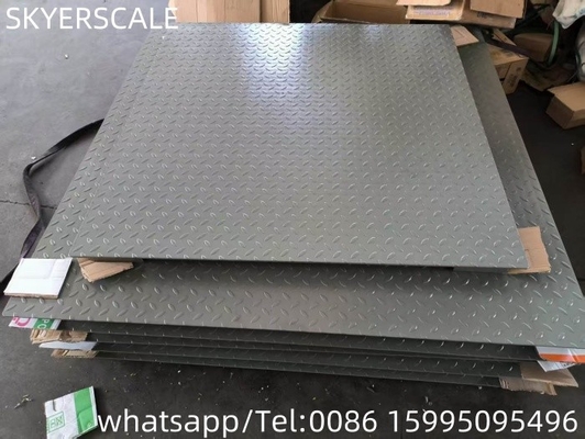 1.5x1.5m ইলেকট্রনিক ফ্লোর স্কেল প্ল্যাটফর্ম শিল্প স্কেল A12E সূচক সহ