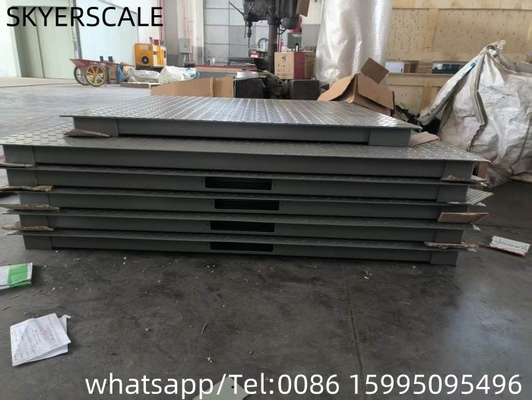 1.5x1.5m ইলেকট্রনিক ফ্লোর স্কেল প্ল্যাটফর্ম শিল্প স্কেল A12E সূচক সহ