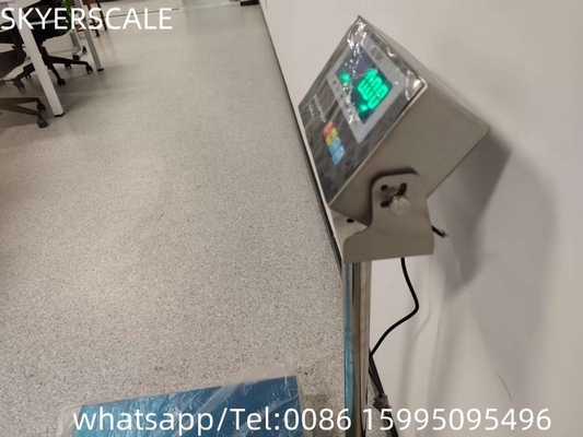 40x50cm 150kg ওজন প্ল্যাটফর্ম স্কেল রেইনলেস স্টীল সঙ্গে সবুজ LED জলরোধী সূচক
