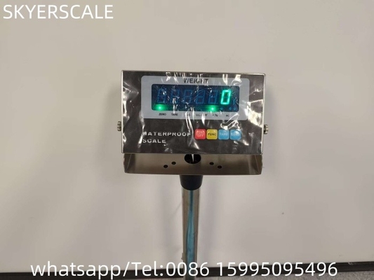40x50cm 150kg ওজন প্ল্যাটফর্ম স্কেল রেইনলেস স্টীল সঙ্গে সবুজ LED জলরোধী সূচক