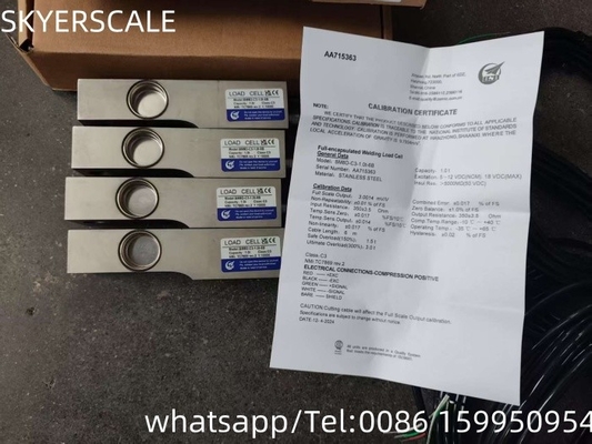 ZEMIC BM8D Shear Beam স্টেইনলেস স্টীল ওয়াটারপ্রুফ লোড সেল 1000kg ওজন প্ল্যাটফর্ম স্কেল লোড সেল ওজন সেন্সর