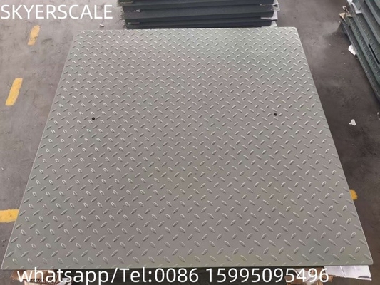 ওজন প্ল্যাটফর্ম স্কেল ডিজিটাল ওজন 1.2x1.2m 1 টন-3 টন মেঝে স্কেল