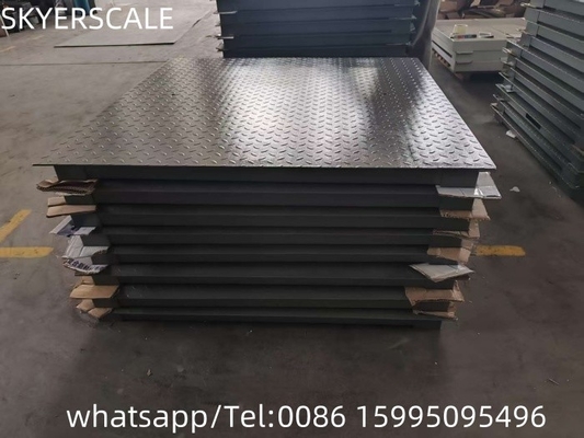 ওজন প্ল্যাটফর্ম স্কেল ডিজিটাল ওজন 1.2x1.2m 1 টন-3 টন মেঝে স্কেল