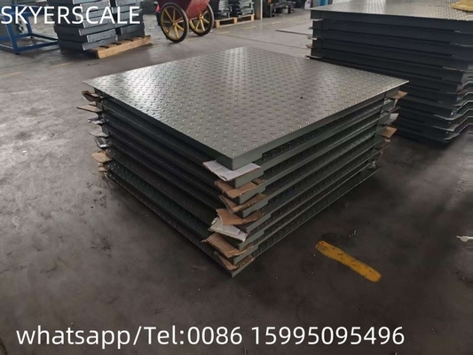 ওজন প্ল্যাটফর্ম স্কেল ডিজিটাল ওজন 1.2x1.2m 1 টন-3 টন মেঝে স্কেল