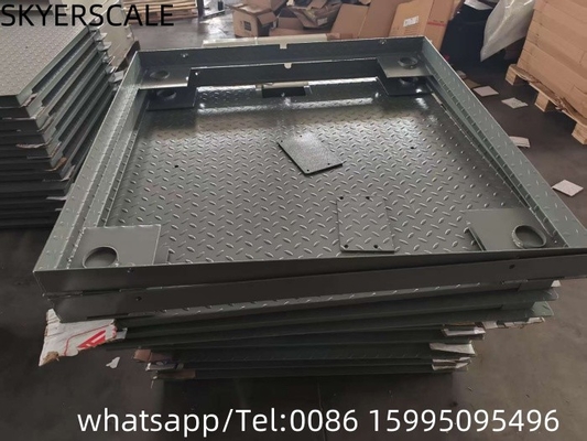ওজন প্ল্যাটফর্ম স্কেল ডিজিটাল ওজন 1.2x1.2m 1 টন-3 টন মেঝে স্কেল