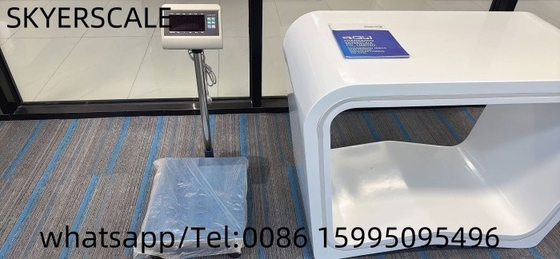 400x500mm 300kg প্ল্যাটফর্ম বেঞ্চ স্কেল XK3190-T7+E ওজন সূচক সহ