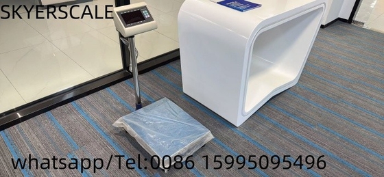 400x500mm 300kg প্ল্যাটফর্ম বেঞ্চ স্কেল XK3190-T7+E ওজন সূচক সহ