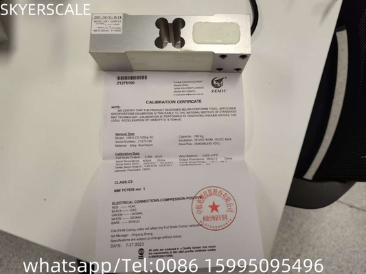 zemic L6E3 300kg পরীক্ষামূলক লোড সেল ভারসাম্য ইলেকট্রনিক মূল্য নির্ধারণের জন্য চাপ সেন্সর সহ ওজন স্কেল