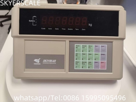 ইলেকট্রনিক ওয়েজিং ইন্ডিকেটর Xk3190 A9 প্রিন্টার ছাড়াই ওয়েজিং ইন্ডিকেটর