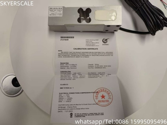 Zemic L6E3 100kg সেন্সর লোড সেল শিল্প বেঞ্চ স্কেল জন্য