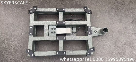 হালকা ইস্পাত ডিজিটাল বেঞ্চ ওজন স্কেল 40x50cm 200kg Zemic L6E3 লোড সেল সহ