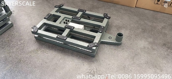 হালকা ইস্পাত ডিজিটাল বেঞ্চ ওজন স্কেল 40x50cm 200kg Zemic L6E3 লোড সেল সহ