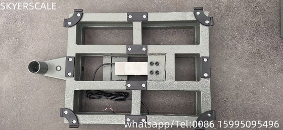 হালকা ইস্পাত ডিজিটাল বেঞ্চ ওজন স্কেল 40x50cm 200kg Zemic L6E3 লোড সেল সহ