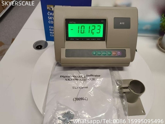 XK3190-A12 ডিজিটাল ওয়েজিং প্ল্যাটফর্ম স্কেল জন্য এলসিডি ওজন প্রদর্শন নির্দেশক