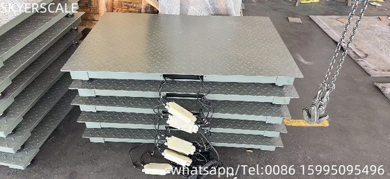 ইন্ডাস্ট্রিয়াল ফ্লোর স্কেল 3 টন 1.2x2 মিটার সরবরাহ করুন