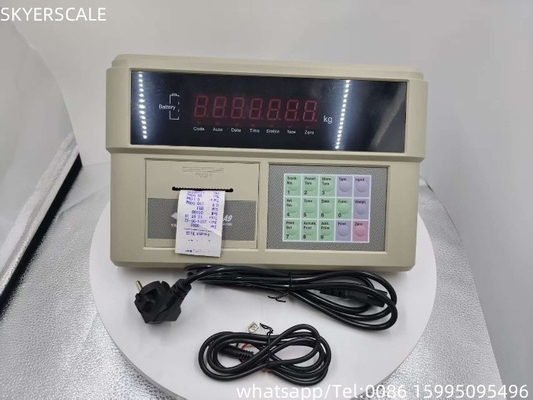 ওজন ইন্ডিকেটর মনিটর প্লাস্টিক YAOHUA XK3190-A9P ট্রাক স্কেল জন্য প্রিন্টারে নির্মিত