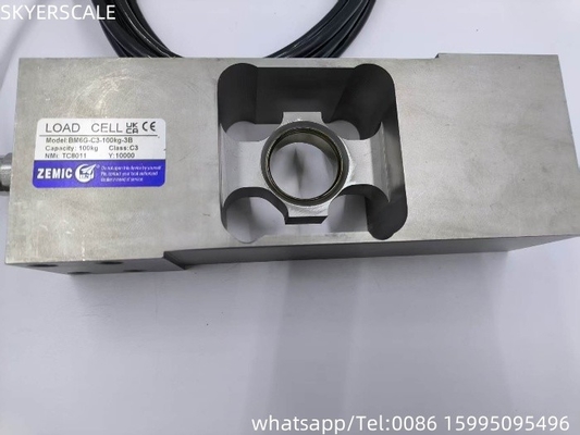 BM6G 100kg ~ 500kg লোড সেল ZEMIC সিঙ্গল পয়েন্ট সেন্সর OIML NETP ফোর্স ট্রান্সডুসার ইলেকট্রনিক ওয়েজিং বেঞ্চ স্কেল