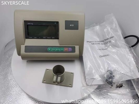 ইলেকট্রনিক বেঞ্চ স্কেল ইন্ডিকেটর XK3190 A12 এলসিডি ওয়েজিং ইন্ডিকেটর