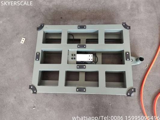 ডিজিটাল কার্বন স্টিল 50x50xm 500kg প্ল্যাটফর্ম স্কেল বেঞ্চ স্কেল A12E ওজন সূচক সহ