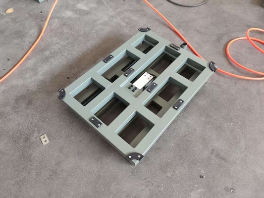 ডিজিটাল কার্বন স্টিল 50x50xm 500kg প্ল্যাটফর্ম স্কেল বেঞ্চ স্কেল A12E ওজন সূচক সহ