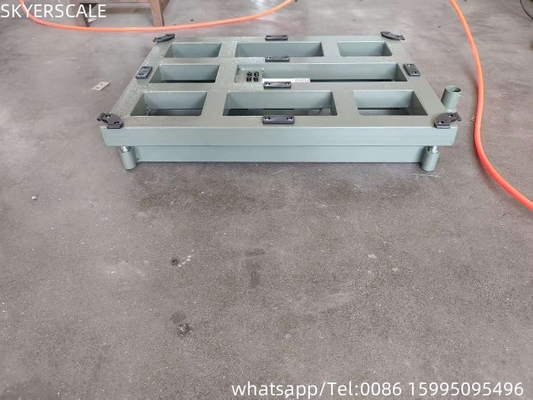 ডিজিটাল কার্বন স্টিল 50x50xm 500kg প্ল্যাটফর্ম স্কেল বেঞ্চ স্কেল A12E ওজন সূচক সহ