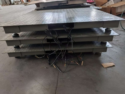 শিল্প কার্বন ইস্পাত ওজন 1.4x1.4m 5t ইলেকট্রনিক মেঝে স্কেল