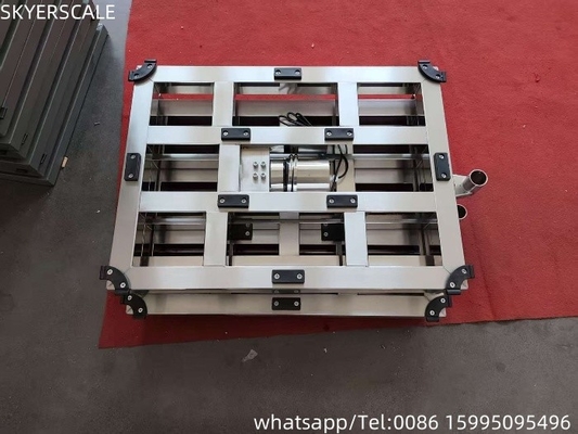 304 স্টেইনলেস স্টীল শিল্প 500kg ভারী দায়িত্ব ইলেকট্রনিক বেঞ্চ স্কেল প্ল্যাটফর্ম স্কেল