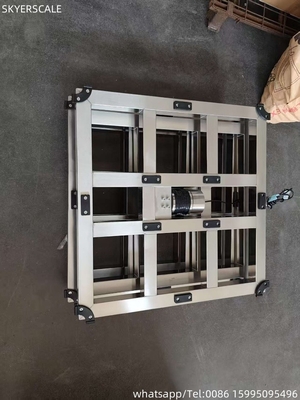 304 স্টেইনলেস স্টীল বেঞ্চ স্কেল 600x600mm 600kg ডিজিটাল ইলেকট্রনিক প্ল্যাটফর্ম স্কেল