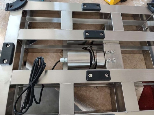 304 স্টেইনলেস স্টীল বেঞ্চ স্কেল 600x600mm 600kg ডিজিটাল ইলেকট্রনিক প্ল্যাটফর্ম স্কেল