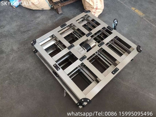 304 স্টেইনলেস স্টীল 500x500mm 500kg ডিজিটাল বেঞ্চ স্কেল ফ্রেম প্ল্যাটফর্ম সহ