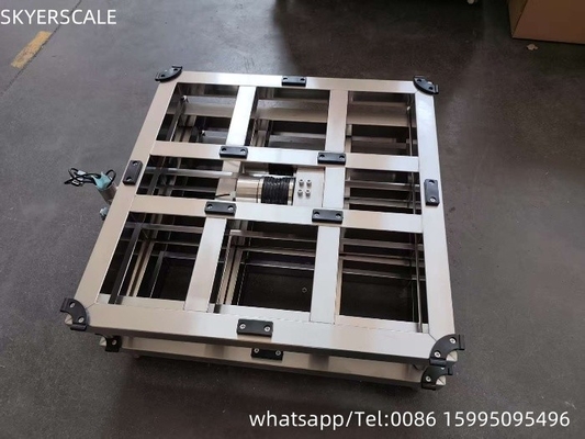 304 স্টেইনলেস স্টীল 500x500mm 500kg ডিজিটাল বেঞ্চ স্কেল ফ্রেম প্ল্যাটফর্ম সহ