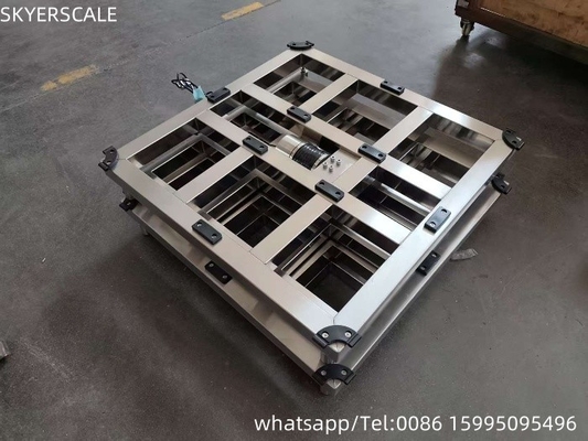 304 স্টেইনলেস স্টীল 500x500mm 500kg ডিজিটাল বেঞ্চ স্কেল ফ্রেম প্ল্যাটফর্ম সহ