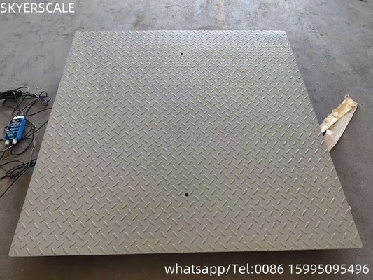 1.2x2m 3t ডিজিটাল ইন্ডাস্ট্রিয়াল কার্বন স্টীল প্ল্যাটফর্ম ফ্লোর স্কেল